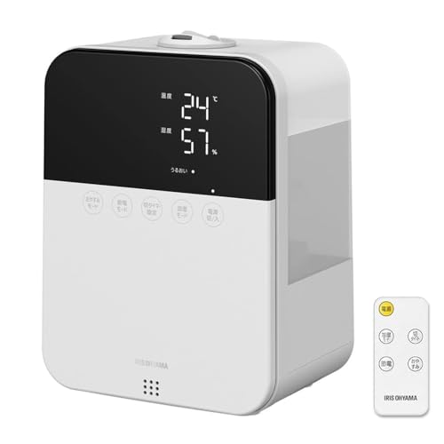 12時間連続加湿 アロマ対応 リモコン付 小型 卓上 デスク用 HDK-35-W 31+edvW+46L.jpg